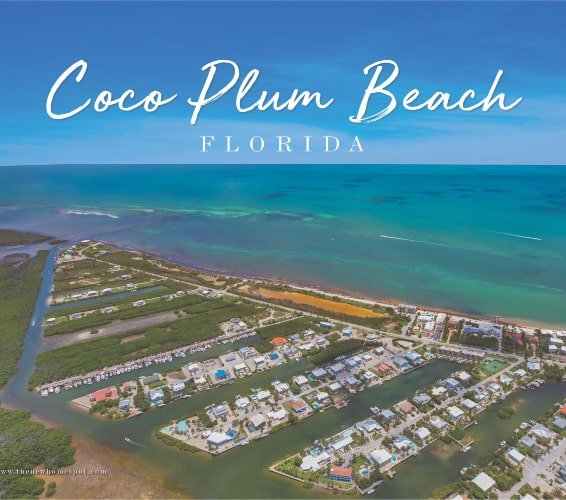 Coco Plum Beach aerial